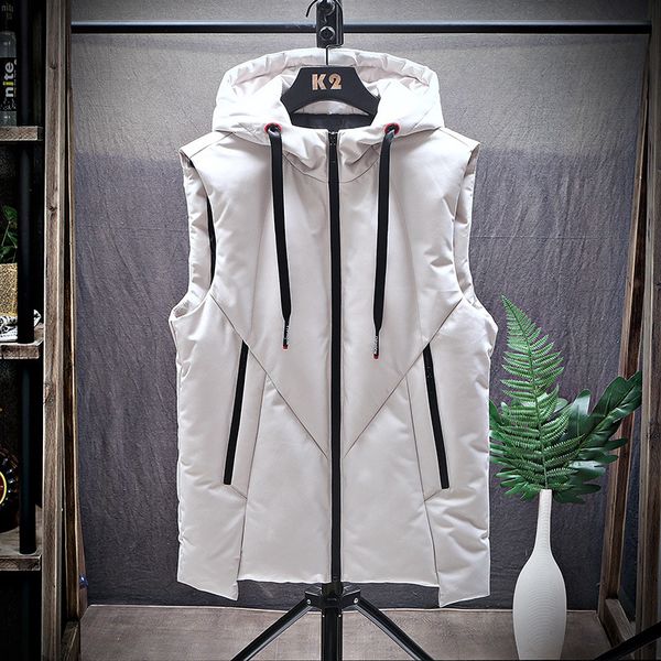 spring new vest vest men's youth solid color slim korean thick collar casual jacket tide men winter jacket sleeveless hoodie, Black;white
spring new vest vest men's youth solid color slim korean thick collar casual jacket tide men winter jacket sleeveless hoodie, Black;white