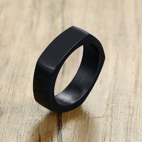 6mm balck color stainless steel men ring titantum steel jewelry engagement party ring size 7 8 9 10 11 12 bague homme, Silver
6mm balck color stainless steel men ring titantum steel jewelry engagement party ring size 7 8 9 10 11 12 bague homme, Silver