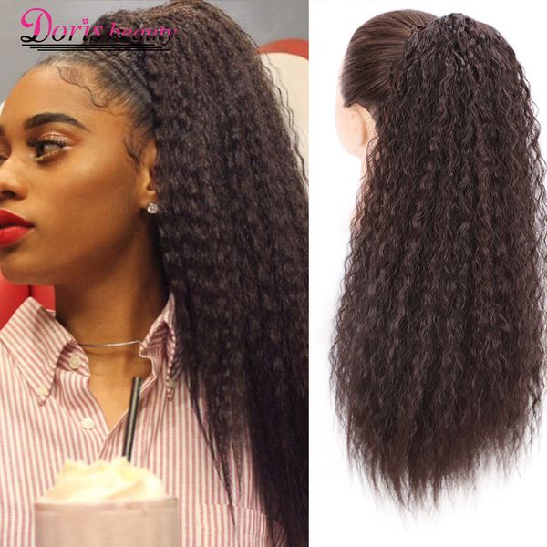 doris long beauty afro kinky завитые ponytail выдвижения 22 дюймов синтетический кусок кулиской кукурузный волос для женщин черный коричневы, Black
doris long beauty afro kinky завитые ponytail выдвижения 22 дюймов синтетический кусок кулиской кукурузный волос для женщин черный коричневы, Black