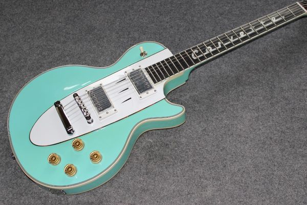 green color electric guitar. standard custom gitaar.chrome hardware guitarra.support customization
green color electric guitar. standard custom gitaar.chrome hardware guitarra.support customization