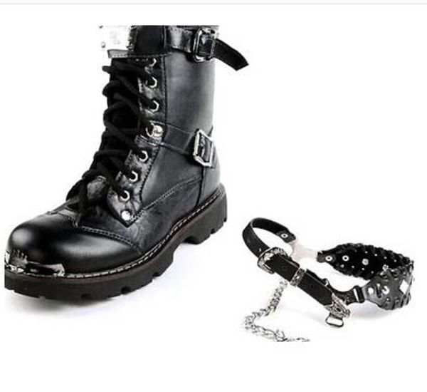 rock punk bar stage show rivet boots chain shoes accessories men and women cool winter shoes jewelry, Red;blue
rock punk bar stage show rivet boots chain shoes accessories men and women cool winter shoes jewelry, Red;blue
