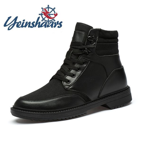 men casual natural leather tooling work breathable outdoor lace up ankle boots high classic boots men business waterproof, Black
men casual natural leather tooling work breathable outdoor lace up ankle boots high classic boots men business waterproof, Black