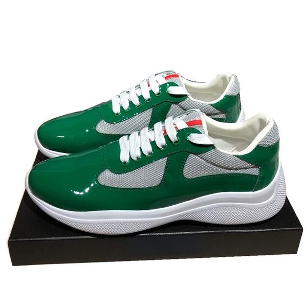 2020 men fashion casual shoes america's cup sneakers patent leather and nylon luxury sneakers mens shoe, Black
2020 men fashion casual shoes america's cup sneakers patent leather and nylon luxury sneakers mens shoe, Black