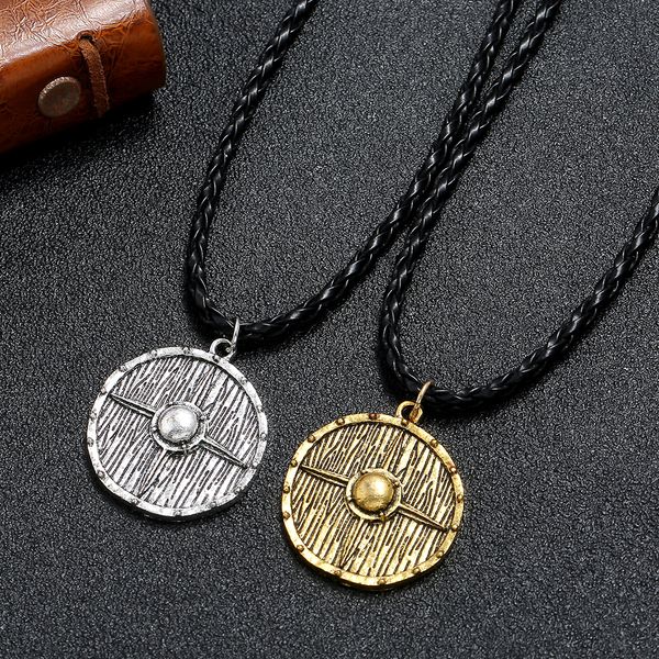 vintage luxury designer jewelry mens necklace viking pirate myth rune carved mens shield pendants necklaces gifts, Silver
vintage luxury designer jewelry mens necklace viking pirate myth rune carved mens shield pendants necklaces gifts, Silver