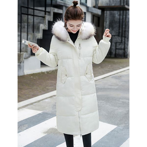 2020 new winter down cotton female jacket over the knee long korean parka coat loose women down jacket thicken cotton coat, Black
2020 new winter down cotton female jacket over the knee long korean parka coat loose women down jacket thicken cotton coat, Black