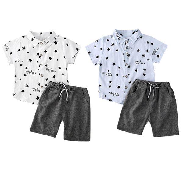 6m-3y toddler infant kid boys star print short sleeve t-shirt shorts pants gentleman suit baby clothes outfits 2pcs set, White
6m-3y toddler infant kid boys star print short sleeve t-shirt shorts pants gentleman suit baby clothes outfits 2pcs set, White