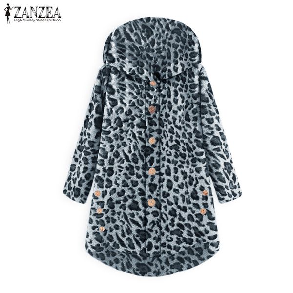 oversized asymmetrical fluffy coats women's leopard print jackets zanzea autumn winter button long sleeve hooded overcoats, Black;brown
oversized asymmetrical fluffy coats women's leopard print jackets zanzea autumn winter button long sleeve hooded overcoats, Black;brown