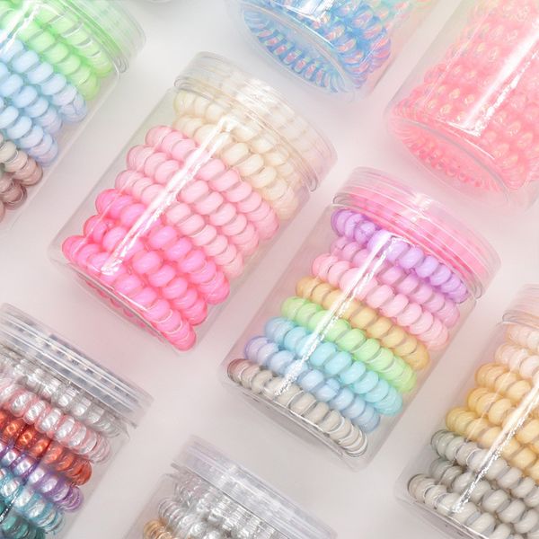 women telephone ring hair bands with box girl's rubber lady's hairties hair accessories candy color gum
women telephone ring hair bands with box girl's rubber lady's hairties hair accessories candy color gum