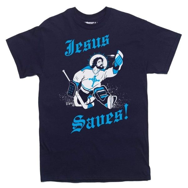 men summer short sleeves casual t-shirt jesus saves hockey goalie t-shirt men make your own shirt, White;black
men summer short sleeves casual t-shirt jesus saves hockey goalie t-shirt men make your own shirt, White;black