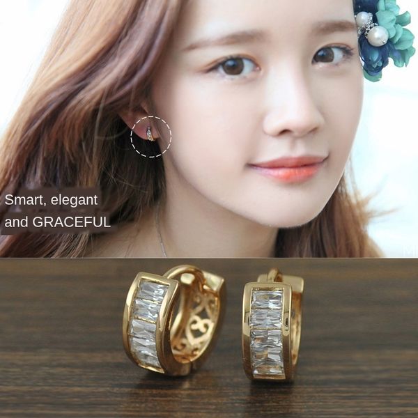 color-proof gold-plated earring zircon earring exquisite simulation earrings boutique, Golden
color-proof gold-plated earring zircon earring exquisite simulation earrings boutique, Golden