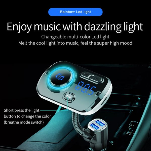 car mp3 bluetooth bc51 color display bluetooth car fm transmitter, wireless radio adapter with handscall voltage display
car mp3 bluetooth bc51 color display bluetooth car fm transmitter, wireless radio adapter with handscall voltage display