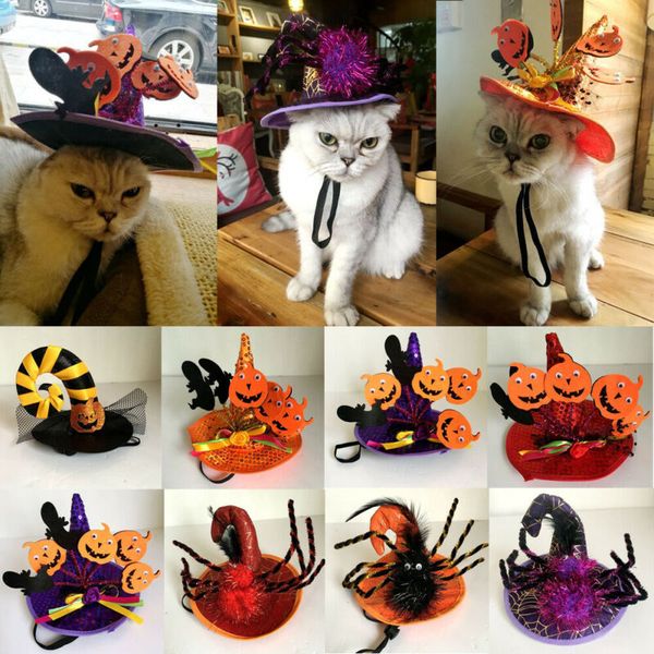 halloween pet hat costumes spider hat dog cat witch wizard for halloween parties pumpkin animal weared
halloween pet hat costumes spider hat dog cat witch wizard for halloween parties pumpkin animal weared
