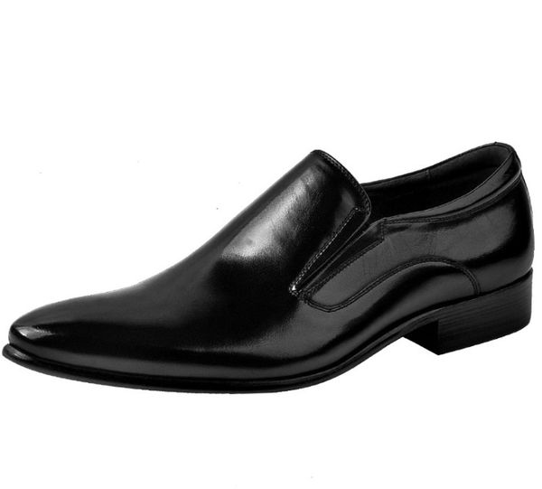 genuine leather new fashion men's casual loafers genuine leather slip-on dress shoes handmade smoking slipper men flats wedding party s, Black
genuine leather new fashion men's casual loafers genuine leather slip-on dress shoes handmade smoking slipper men flats wedding party s, Black