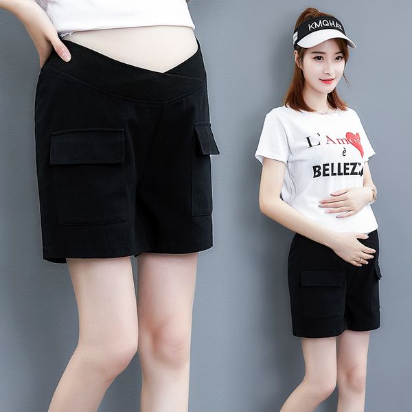 good quality 2020summer pregnant women abdominal short pants with pockets cross v-neck maternity denim shorts straight m-4xl, Black
good quality 2020summer pregnant women abdominal short pants with pockets cross v-neck maternity denim shorts straight m-4xl, Black