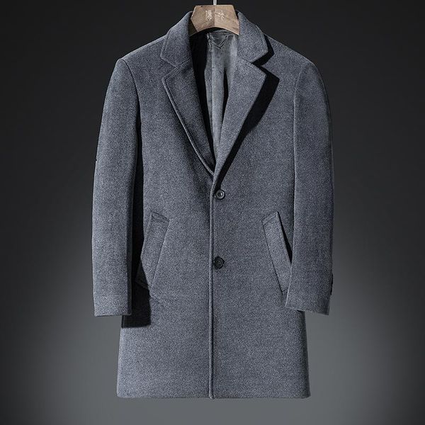 men's wool & blends dhfinery winter coat men long sections lapel 30 %woolen coats black gray business overcoat mens windbreaker jacket
men's wool & blends dhfinery winter coat men long sections lapel 30 %woolen coats black gray business overcoat mens windbreaker jacket