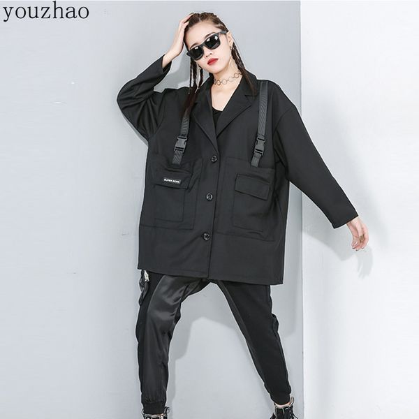 casual women's coat spring autumn 2020 new cardigan trench jackets for women personality fashion plus size female blazer 5xl, White;black
casual women's coat spring autumn 2020 new cardigan trench jackets for women personality fashion plus size female blazer 5xl, White;black