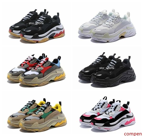 2019 fashion paris 17fw triple s sneaker triple-s casual luxury dad shoes for mens womens beige black sports tennis designer shoes 36-45
2019 fashion paris 17fw triple s sneaker triple-s casual luxury dad shoes for mens womens beige black sports tennis designer shoes 36-45