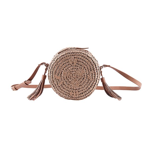 fashion tassel round straw bag small fresh embroidered retro beach bag casual woven handbag for women
fashion tassel round straw bag small fresh embroidered retro beach bag casual woven handbag for women