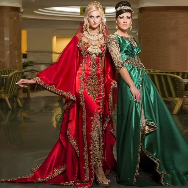 sparkly sophisticated evening gowns red gold embroidery satin moroccan dubai kaftan abaya dress long sleeve middle east prom dresses, Black;red
sparkly sophisticated evening gowns red gold embroidery satin moroccan dubai kaftan abaya dress long sleeve middle east prom dresses, Black;red
