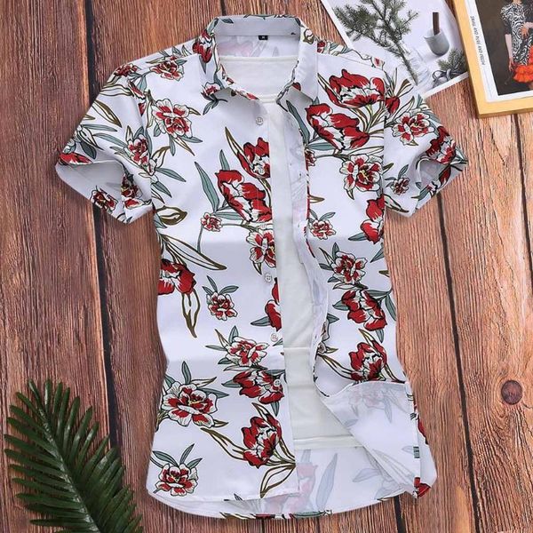 2020 fashion men's short blouse casual button hawaii print beach short sleeve quick dry blouse -6xl shirt streetwear, White;black
2020 fashion men's short blouse casual button hawaii print beach short sleeve quick dry blouse -6xl shirt streetwear, White;black