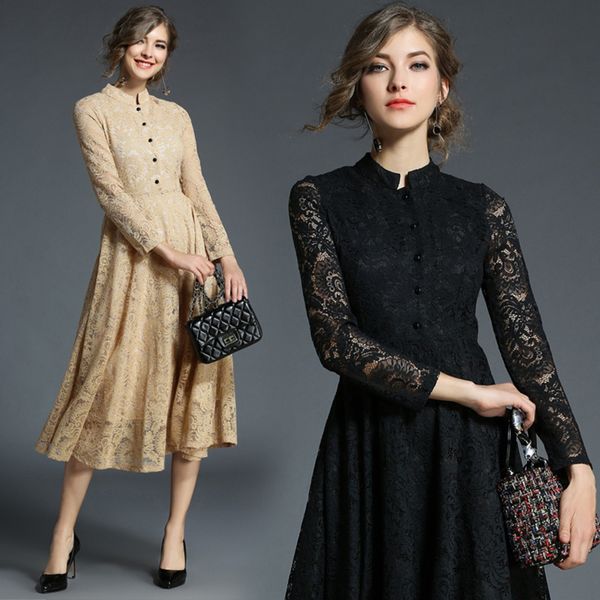женские дизайнерские летние платья темперамент длинные рукава кружева slim fit maxi женщины черное платье мода одежда женские платья женское, Black;gray
женские дизайнерские летние платья темперамент длинные рукава кружева slim fit maxi женщины черное платье мода одежда женские платья женское, Black;gray