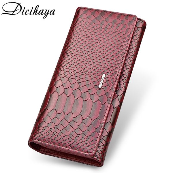 dicihaya genuine leather women wallet large capacity women wallets designer brand clutch bag long leather purse, Red;black
dicihaya genuine leather women wallet large capacity women wallets designer brand clutch bag long leather purse, Red;black