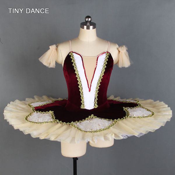 new arraival of ballet solo costumes burgundy/ivory pancake tutus ballet professional tutu dress classical tutu bll133, Black;red
new arraival of ballet solo costumes burgundy/ivory pancake tutus ballet professional tutu dress classical tutu bll133, Black;red