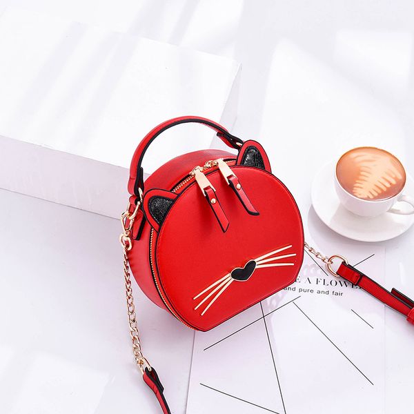 2020 new women's shoulder bag trend wild cat small round bag handbag fashion simple ladies messenger sweet cute chain
2020 new women's shoulder bag trend wild cat small round bag handbag fashion simple ladies messenger sweet cute chain