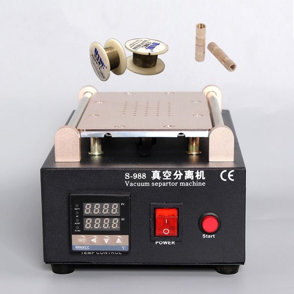 s-988 built-in pump vacuum glass lcd screen touch screen separator machine max 7 inches mobile phone disassemble repair tool
s-988 built-in pump vacuum glass lcd screen touch screen separator machine max 7 inches mobile phone disassemble repair tool