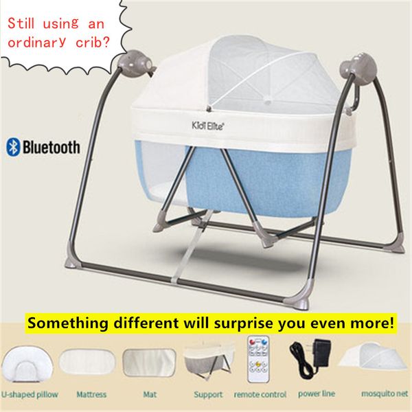 2in1 multi-function baby electric cradle bed sleeping basket baby comfort rocking chair smart bluetooth swing bed
2in1 multi-function baby electric cradle bed sleeping basket baby comfort rocking chair smart bluetooth swing bed