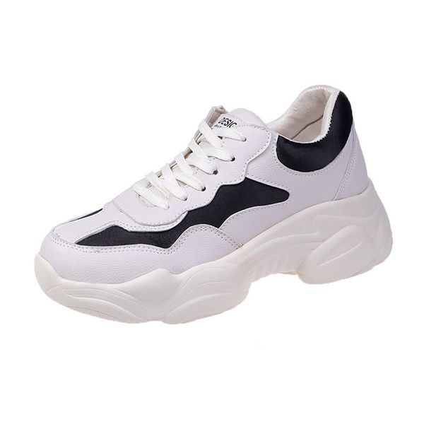 chamsgend small white with platform sports shoes female old shoes wild sponge cake student fashion walking
chamsgend small white with platform sports shoes female old shoes wild sponge cake student fashion walking