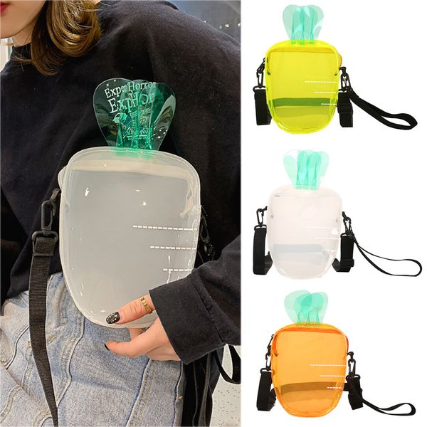 women transparent radish wild messenger bag clear bag fluorescent color shoulder fashion bolsos para mujer#35
women transparent radish wild messenger bag clear bag fluorescent color shoulder fashion bolsos para mujer#35