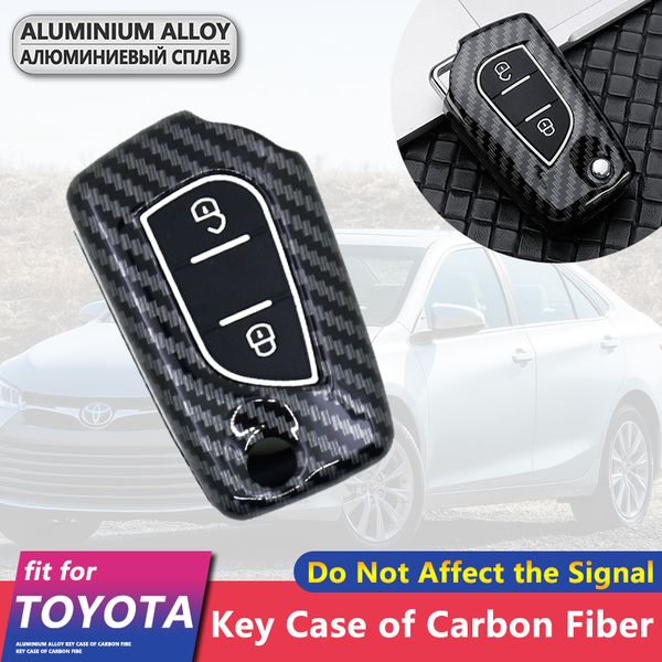metal carbon fiber car key cover case shell foldable 2 buttons for corolla e160 camry 50 mark x keychain ring accessories
metal carbon fiber car key cover case shell foldable 2 buttons for corolla e160 camry 50 mark x keychain ring accessories
