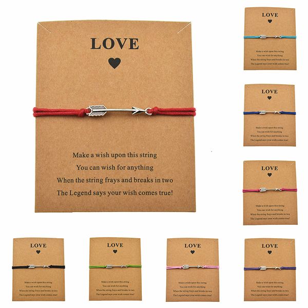 personality make a cards love bow and arrow charm adjustable bracelets for women men valentine's day gifts unique jewelry, Golden;silver
personality make a cards love bow and arrow charm adjustable bracelets for women men valentine's day gifts unique jewelry, Golden;silver