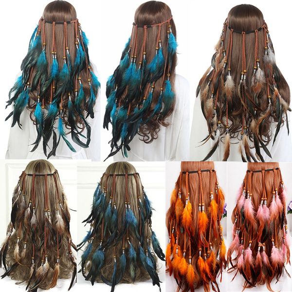 женщины мода богемия перо повязка ручная работа этнические перо висячие beads лента для волос длинной кисточки кулона ювелирных изделий воло, Silver
женщины мода богемия перо повязка ручная работа этнические перо висячие beads лента для волос длинной кисточки кулона ювелирных изделий воло, Silver