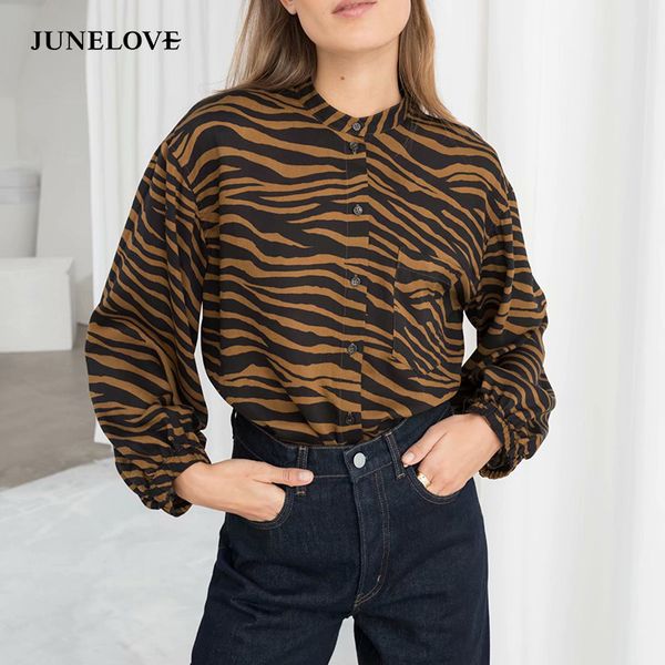 junelove women spring long sleeve blouse shirts vintage female animal print blouse casual street wear lady turn down collar, White
junelove women spring long sleeve blouse shirts vintage female animal print blouse casual street wear lady turn down collar, White