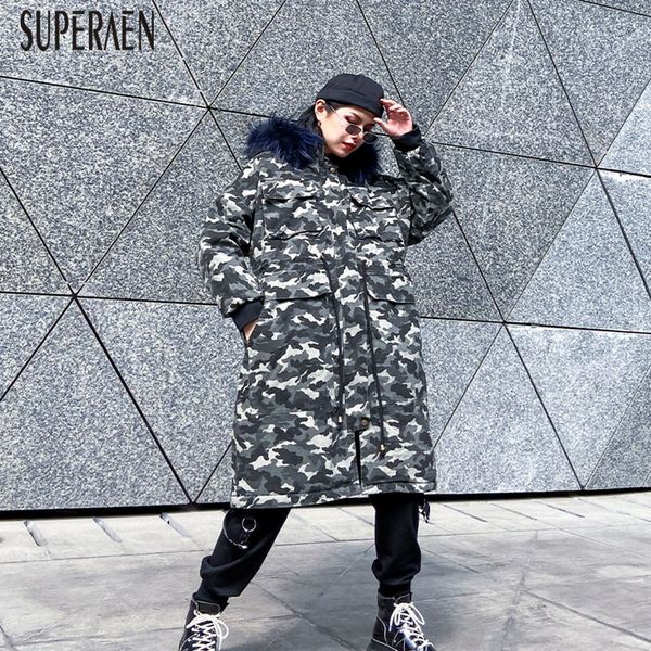 superaen camouflage warm parkas coat female autumn and winter wild new 2019 thick parkas coat women velvet pluz size coats, Black
superaen camouflage warm parkas coat female autumn and winter wild new 2019 thick parkas coat women velvet pluz size coats, Black