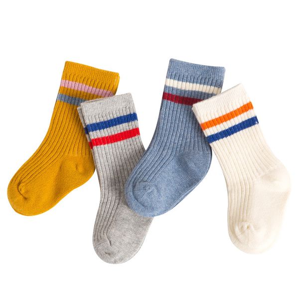 4 pairs 2020 new boy girl casual striped cotton comfortable harajuku fashion socks pure stripe baby socks, Pink;yellow
4 pairs 2020 new boy girl casual striped cotton comfortable harajuku fashion socks pure stripe baby socks, Pink;yellow