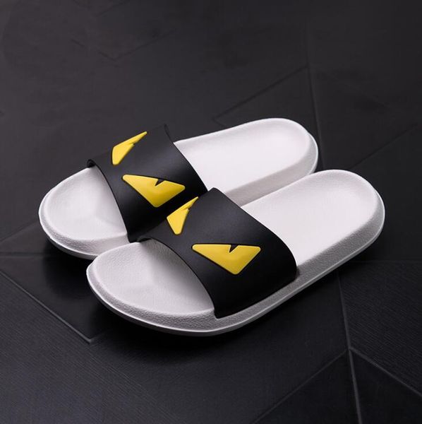 men's slippers flip flops message slides devil eyes summer women cartoon male shoes two different soles zapatos hombre, Black
men's slippers flip flops message slides devil eyes summer women cartoon male shoes two different soles zapatos hombre, Black