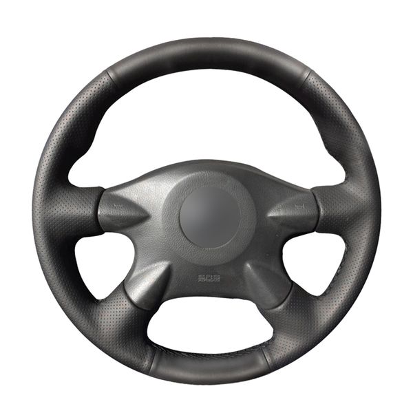 hand-stitched black pu artificial leather steering wheel cover for almera n16 pathfinder primera paladin x-trail
hand-stitched black pu artificial leather steering wheel cover for almera n16 pathfinder primera paladin x-trail