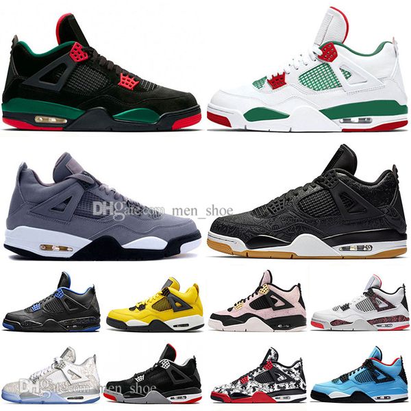 Discount Newest Bred 4 4s What The Cactus Jack Laser Wings Mens Basketball Shoes Denim Blue Pale Citron Men Sports Designer Sneakers 5.5-13
Discount Newest Bred 4 4s What The Cactus Jack Laser Wings Mens Basketball Shoes Denim Blue Pale Citron Men Sports Designer Sneakers 5.5-13