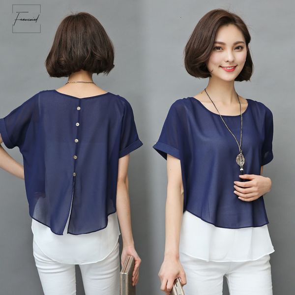 summer 2019 blouse women short sleeve chiffon shirt ladies two piece h8 femininas women clothing loose plus size 4xl blusas, White
summer 2019 blouse women short sleeve chiffon shirt ladies two piece h8 femininas women clothing loose plus size 4xl blusas, White
