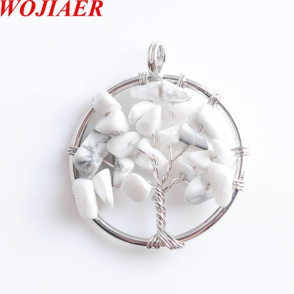 tree of life necklace & pendant natural white turquoise gem stone chip beads 7 chakra wire wrapped women jewelry chain dn8008, Silver
tree of life necklace & pendant natural white turquoise gem stone chip beads 7 chakra wire wrapped women jewelry chain dn8008, Silver