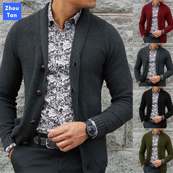 2020 new men's slim fit autumn casual sweaters knitwear turn down collar cardigan outerwear male solid color knitted cardigans, White;black
2020 new men's slim fit autumn casual sweaters knitwear turn down collar cardigan outerwear male solid color knitted cardigans, White;black