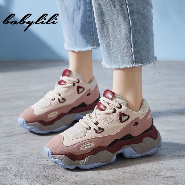 women sneakers 2019 women casual shoes mesh chunky shoes platform lace-up breathable increased outdoor dad sneakers, Black
women sneakers 2019 women casual shoes mesh chunky shoes platform lace-up breathable increased outdoor dad sneakers, Black