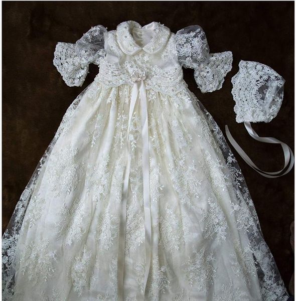 selling covered 2 times no risk shopping floor length lace embroidery hand made beading embroidery can be customized christening dresses, White
selling covered 2 times no risk shopping floor length lace embroidery hand made beading embroidery can be customized christening dresses, White