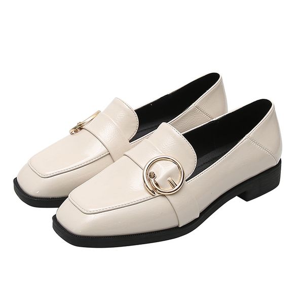 european and american shoes women flats leather fashion square toe belt buckle comfortable women's casual shoes large size 33-43, Black
european and american shoes women flats leather fashion square toe belt buckle comfortable women's casual shoes large size 33-43, Black