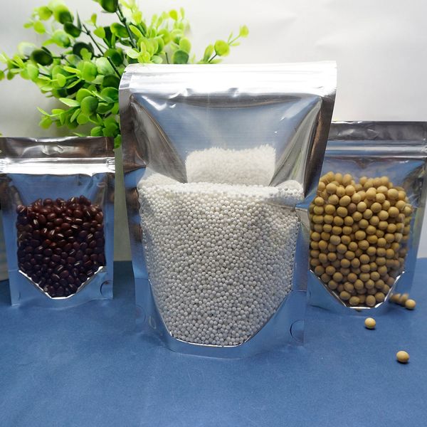 20x30 + 4см, 100шт. X Повторно открываемая передняя прозрачная стойка. Прозрачная алюми