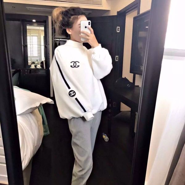 korean version of the hoodie spring and autumn new loose white pullover thermal jacket web celebrity goddess of the same stand neck hoodie, Black
korean version of the hoodie spring and autumn new loose white pullover thermal jacket web celebrity goddess of the same stand neck hoodie, Black