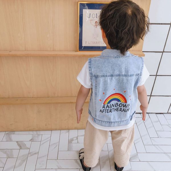 oy5d1 children's autumn boys' denim rainbow printing creative style children's waistcoat autumn vest vest boys' denim wa, Camo
oy5d1 children's autumn boys' denim rainbow printing creative style children's waistcoat autumn vest vest boys' denim wa, Camo